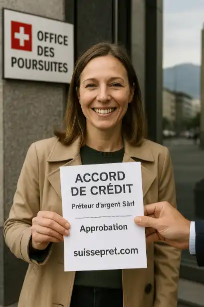 PRÊT AVEC POURSUITES EN SUISSE