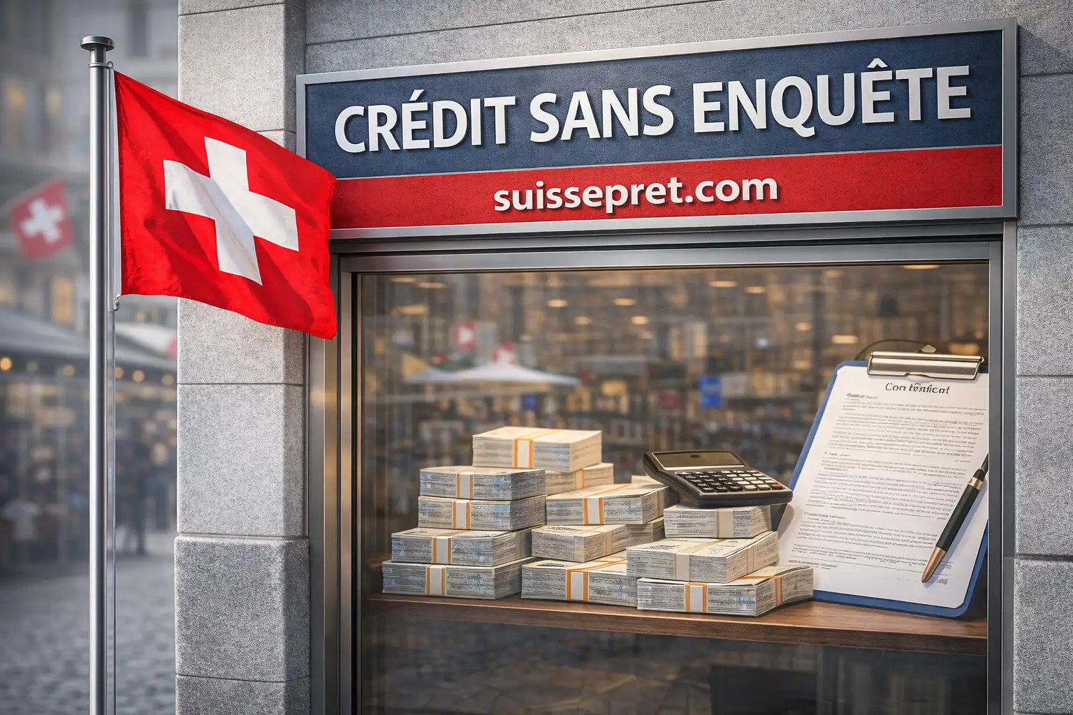 SUISSE CRÉDIT SANS ENQUÊTE